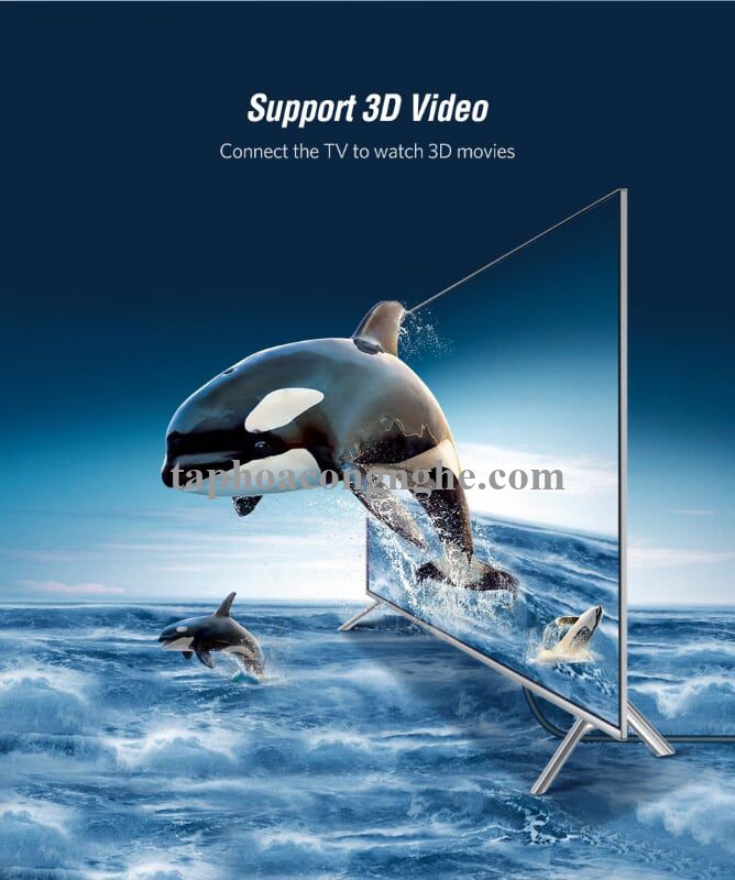 Ugreen 40466 10M màu Đen Cáp tín hiệu HDMI chuẩn 1.4 hỗ trợ phân giải 4K * 2K HD101 30040466